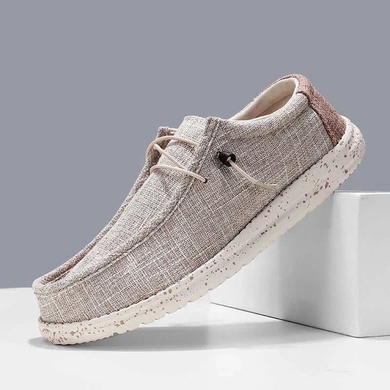 Mocasines de Lona para Hombre con Suela de EVA Ligeros y Transpirables